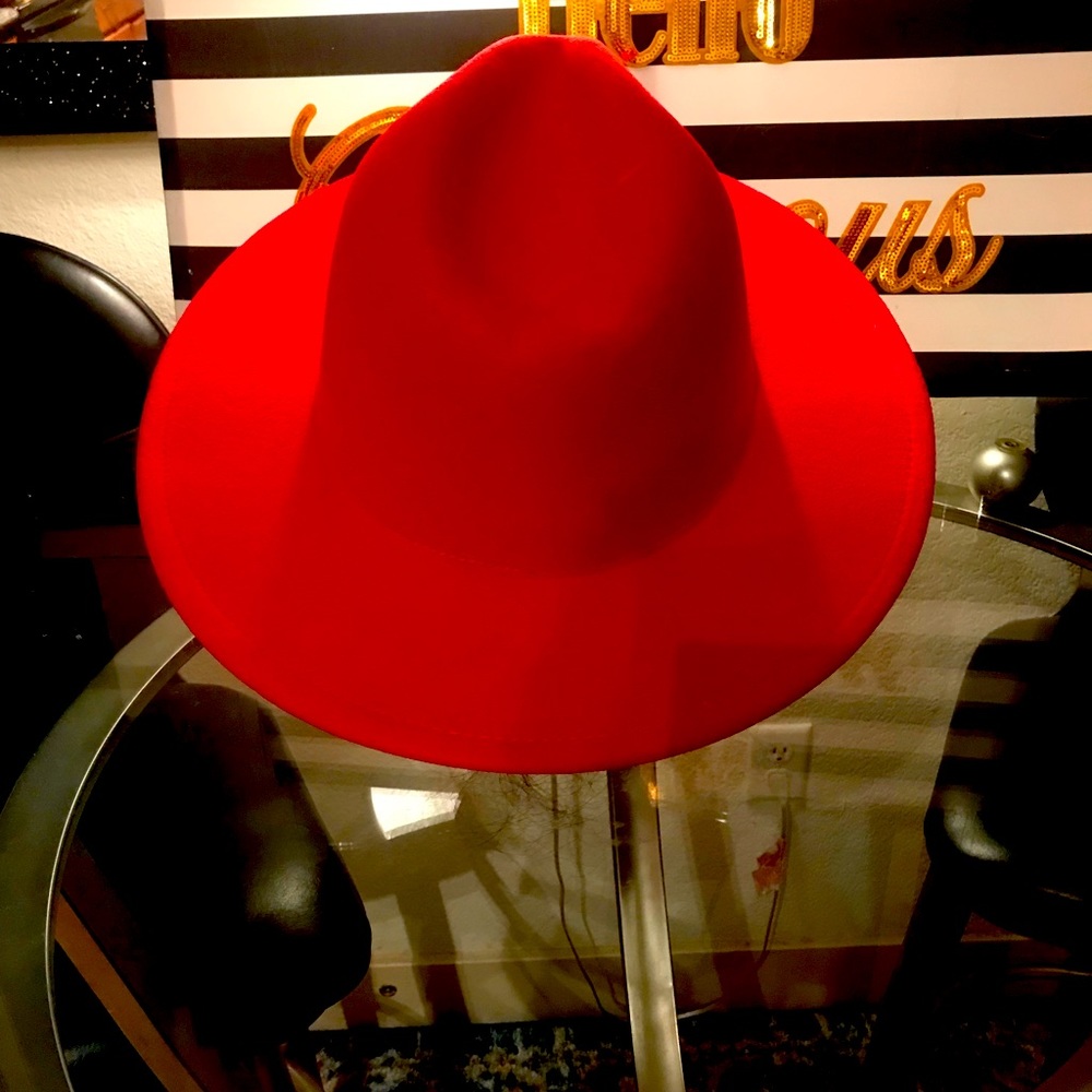 Beautiful Red Felt Hat